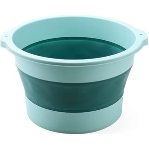 Groene Huishoudelijke Schoonheid Spa Voet Doorweekende Mand, Professionele Draagbare Creatieve Plastic Bad