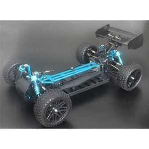 IWBR 4WD Fit for HSP RC Auto 1/10 Schaal Model Elektrische Auto Off Road Buggy 94107 PRO Frame Speelgoed (Size : Plastic chassis)