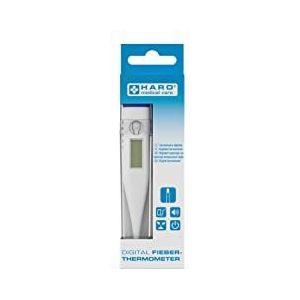 Haro Medical Care koortsthermometer, digitale weergave, snelle meting, orale en okselthermometer, lichaamsthermometer voor baby's, kinderen en volwassenen
