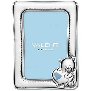 Valenti & Co - Fotolijst beer met hart - MIRO SILVER afmetingen 13 x 18 cm Code: 73108 4LC