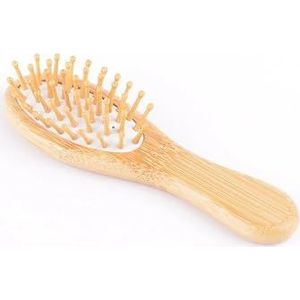 1Pcs Bamboe Kam Houten Kam Professionele Gezonde Paddle Kussen Haaruitval Massage Borstel Haarborstel Kam Hoofdhuid Haarverzorging Gezond