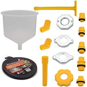 15 Stks/Set Plastic Vultrechter Uitloop Giet Olie Tool Morsbestendig Koelvloeistof Vullen Kit Vhicle Accessoires