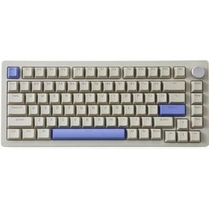 Mechanisch gamingtoetsenbord A75 TKL met een supersnelle magnetische schakelaar en compacte RGB-verlichting met 82 systemen (PBT-grijs)