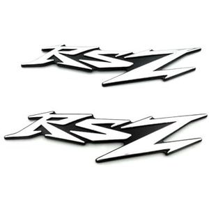 Motorfiets Benzine Brandstof Embleem Achterframe Badge Stickers Decals Logo Symbool Markering Voor RSZ Scooter