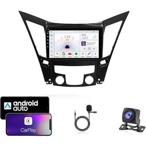 Android 13 Dubbel Din Auto Stereo Touchscreen Auto Stereo Voor HYUNDAi Sonata i40 i45 2011-2015 Met Bluetooth GPS Navigatie WiFi FM Radio USB/SWC/Plug en Play Ondersteuning Carplay&Android Auto(4 Core