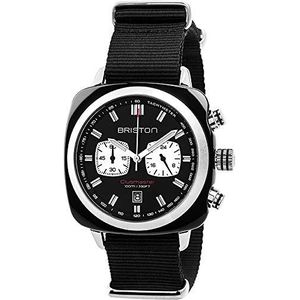 Briston Black Clubmaster Sport Nylon Chronograph Briston Watch 17142.SA.BS.1.NB