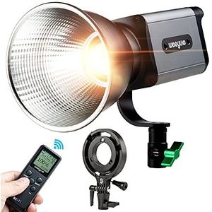 Studiolamp LED 60W Bi-Color 2800K ~ 8500K fotostudio licht videolicht met Bowens-houder voor video YouTube vlog portret ...