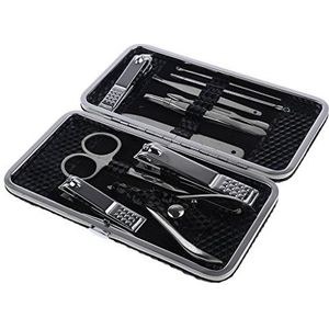 12 stuks nagelknippers Grooming Kits Roestvrij Staal Manicure Pedicure Set