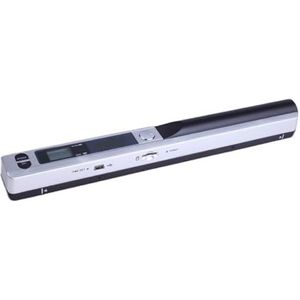 Documentscanner, Draagbare handheld miniscanner for school, thuis, bedrijf, scannen van kleurenfoto's en documentondersteuning,voor thuis, reizen, kantoor(Silver)
