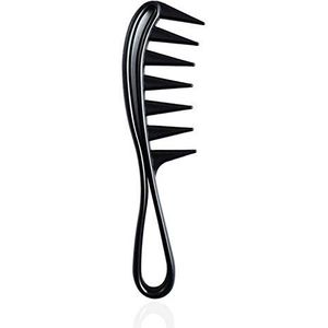 DieffematicSZ kam 1pc plastic haarborstel brede tand kam anti-statische grote brede kam voor rechte golvende haarzorg styling tool haarborstels.