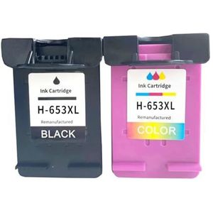 Geschikt for H-*0P 653 inktpatronen 6075 6475 6400 2875 2876 2878 4276 4278 hoge capaciteit navulbaar 653XL