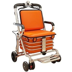 Rolstoel voor kinderen of volwassenen met hersenverlamming Lichtgewicht rolstoel van aluminiumlegering Verstelbare hoofdsteun Opvouwbare transportrolstoel Scooter(Kids)