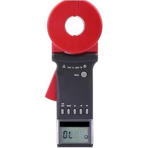 Grondweerstandsmeter, Digitale Grondklem Aardingsweerstandstester 32mm Hoge Precisie 0,01 tot 200 Ohm Lusweerstandsmeting Meter voor olieveld voor elektriciteitstelecommunicatie(ETCR2100)
