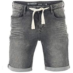 riverso heren jeans shorts RIVPaul korte broek zomer bermuda stretch short sweatbroek katoen grijs blauw donkerblauw w30 - w42