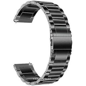 22 mm titanium zakelijke armband geschikt for Huawei Watch 3 GT2 Pro GT3 geschikt for Samsung Galaxy Watch 3 45 mm 18 mm 20 mm metalen bandband(Grey 1,For Samsung Gear S3)