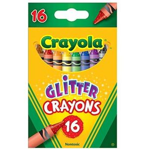 Crayola - 52-3716 - Glitter 16 waskrijtjes