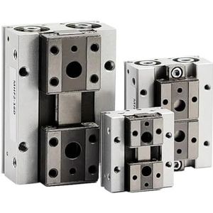 1 STKS MHF2-8D MHF2-10D MHF2-12D MHF2-16D MHF2-20D laag profiel lucht parallelle grijper kracht pneumatische cilinder pneumatische grijper (MHF2-16D1)