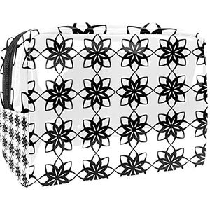 Geometrische Driehoek Ster Roze Geel Make-up Tas voor Portemonnee Draagbare Reizen Organizer Tas voor Toiletartikelen Schoonheidstas Waterdichte Geometrische Driehoek Ster Roze Geel Cosmetische Tassen voor Vrouwen