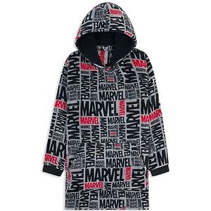 Marvel hoodies voor mannen, fleece oversized hoodie-deken, Avengers cadeaus voor mannen (Grijs/Zwart)