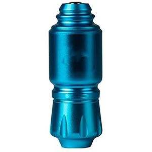 Mini Raket Tattoo Machine Set Japan Motor Draadloze Tattoo Voeding RCA Interface Rotary Tattoo Pen Kit (Color : Blue pen)