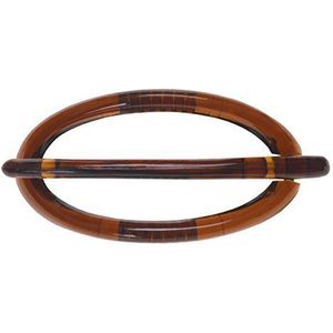 L. Erickson Uitsparing Ovaal & Onder Schuif Barrette - Schildpad