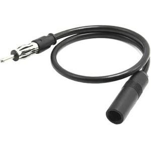 Audio- & videoantennes voor auto Autoradio-antenne verlengkabel 35 cm 13 inch FM AM-snoer DIN-stekker coaxiaal Autoradio Antenne