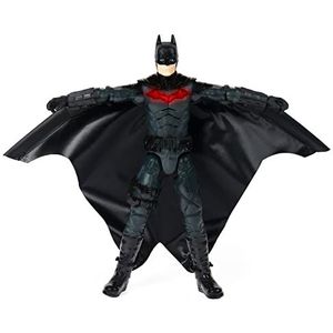 DC Comics, Batman 30 cm Wingsuit actiefiguur met lichten en zinnen, uitbreidende vleugels, The Batman Movie Collectible kinderspeelgoed voor jongens en meisjes vanaf 3 jaar