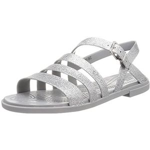 crocs Crocs Tulum Glitter Sandal Women Zilver Glitter Croslite