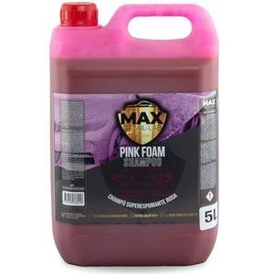 MAX DETAIL-LAB - Pink Foam - Roze Shampoo Auto Carrosserie Reiniger Kersensneeuw Schuim, Cherry, Zeepconcentraat Professioneel Detailleren Exterieur 5L