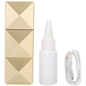 Cool Mist Facial Steamer, Portable USB Nano Handy Mist Spray Humidifier Face Hydraterende en hydraterende verneveling Sprayer voor huidverzorging, make-up, wimperextensions(Goud)
