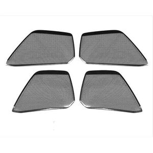 QAQMHVCVB Auto Styling Stereo Speakers Decoratie Frame 4 Stuks Voor A6 C7 2012-2018 Interieur Deur Audio Speaker Cover Trim Auto Accessoires Autobekleding Interieur(Style A)