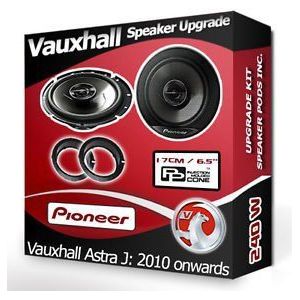Pioneer Opel Astra J voordeur luidspreker + adapter pods 240 W
