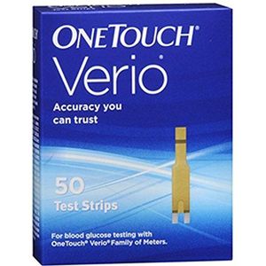 One Touch Verio teststrips, 50 count door One Touch Ultra