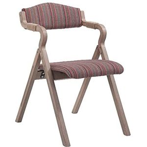 klapstoel Draagbare klapstoel linnen massief houten rugstoel afneembare stoel antislip vloermat evenementstoel klapstoel voor thuis draagbaar
