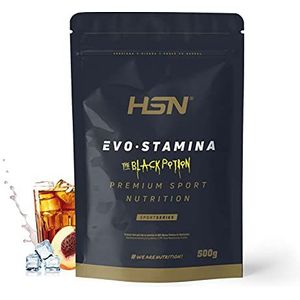 HSN Evostamin, voorverwijderaar zonder cafeïne, bevat geen stimulerende stoffen, met creatine + bèta-alanine + citrulina + nitraat, no-GMO, glutenvrij, lactosevrij, perzik-thee-smaak, 500 g