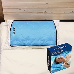TuoBak's Koelkussens voor Nachtzweten, Koelgel Kussen, Koele Kussen voor Slapen, Herbruikbare Warme Koude Therapie voor Slapen of Ice Pad (60 tot 40cm)