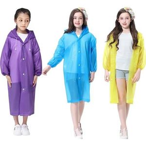 Set van 3 regenponcho's voor kinderen, regenponcho kinderen, waterdichte regencape kinderen, kinderregenjas, verdikt, perfect voor jongens en meisjes (DE/NL/SE/PL, Numeriek, 110, Regular, 3, Paars)