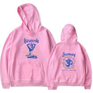 ENITEXOLUD Hellstar Hooded Trainingspakken Mannen Vrouwen Mode Hoodies Unisex Cool Lange Mouw Pullover XXS-4XL, roze, XXS