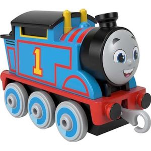 Fisher-Price Thomas & Friends Thomas die-cast push-along toy train engine for preschool kids ages 3+