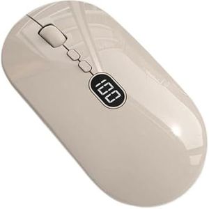 7 Key Draadloze Muis voor Laptop 2.4GHZ Bluetooth Muis Oplaadbaar, Laptop Computer Accessoires (wit)