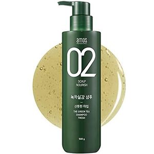 AMOREPACIFIC amos hoofdhuid voelt de groene thee shampoo voor olieachtig, gemaakt in Korea, Kstyle, anti-haaruitval 500g door AMOS