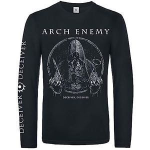 Arch Enemy Deceiver Shirt met lange mouwen zwart L 100% katoen Band merch, Bands, Duurzaamheid