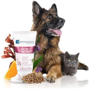 Dermoscent ATOP 7 Hydra-crème voor honden en katten voor jeukende, droge en allergische huidverlichting - Dierenarts, dermatoloog geformuleerd - 50 ml / 1,66 fl. ons.