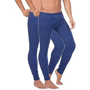 BestSale247 Thermo-ondergoed voor heren, 2 stuks lange onderbroek of 2 stuks thermohemd met lange mouwen, ski-ondergoed, van katoen, XL