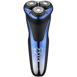 Elektrisch scheerapparaat， Professionele elektrische scheerapparaat, waterdichte baardtrimmer, roterende 3D zwevende scheerbeurt, oplaadbare elektrische scheerapparaat for mannen
