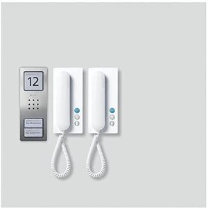 Siedle - SET CA 812-2 E/W - Audio-intercomsystemen - Roestvrijstaal - Wit