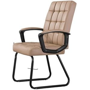 Bureaustoel High Back Office Computer Chair PU Leather Seat Leather Desk Gaming Chair Bow Foot Office Desk Chair Computerstoel (Color : A, Size : 93 * 45cm)