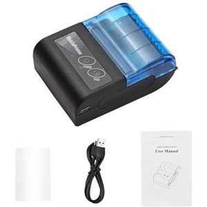 Draagbare Mini Thermische Printer 2 Inch Draadloze USB Ontvangst Factuur Ticket Printer Voeg 58mm Papier Toe Helder Afdrukken
