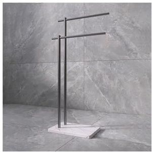 Gedy G-Seul Chroom Staande Lamp 83,3 X 34 X 14 Cm, Handdoekhouder Van Roestvrij Staal En Crmall 4 Mm Fles Inbegrepen Metaal Uniek