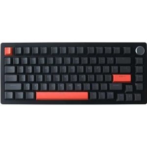 Mechanisch gamingtoetsenbord A75 TKL met supersnelle magnetische schakelaar en compacte RGB-verlichting met 82 systemen (OEM-PBT-B-oranje)